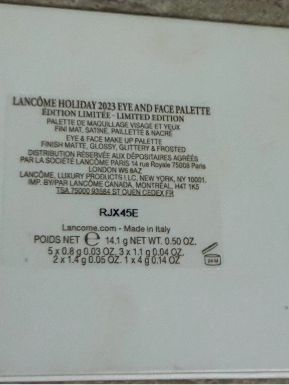 Lancôme Holiday 2025 Eye &  Face Palette & Pink Tonique Comforting Toner